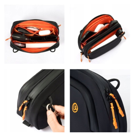 Ulanzi YY08 Black (B175) - mała torba fotograficzna typu sling, 2L (czarna) - przykład użycia